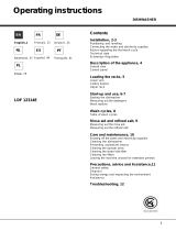 Hotpoint LDF 12314E X EU Manual do proprietário