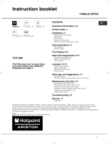 Hotpoint TCD 93B 6H Manual do proprietário