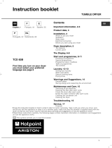 HOTPOINT/ARISTON TCD 83B 6K/Z (EU) Guia de usuario