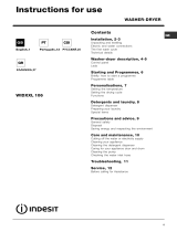 Indesit WIDXXL 106 (EU).C Manual do proprietário