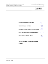 Zanussi ZGRW2504-7 Manual do usuário