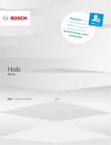 Bosch Induction Cooktop Manual do usuário