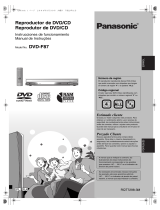 Panasonic DVDF87 Instruções de operação