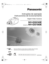Panasonic NV GS180 E Manual do proprietário