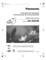 Panasonic NVGS75E Manual do usuário