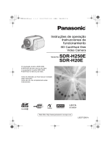 Panasonic SDRH250E Manual do usuário
