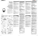 Panasonic RPHC250 Manual do proprietário