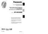 Panasonic RPWH5000 Manual do usuário