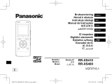 Panasonic RRXS410E Instruções de operação