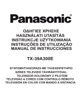Panasonic TX39A300E Instruções de operação