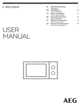 AEG MSC2544S-M Manual do usuário