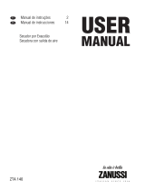 Zanussi ZTA140 Manual do usuário