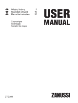 Zanussi ZTE288 Manual do usuário