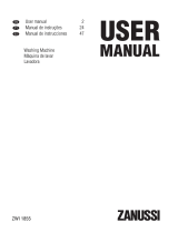 Zanussi ZWI1855 Manual do usuário