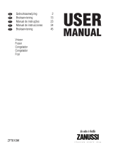 Zanussi ZFT610W Manual do usuário