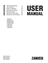 Zanussi ZRG716CW Manual do usuário