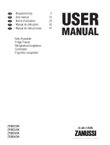 Zanussi ZRB634W Manual do usuário