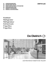 De Dietrich DRF912JE Manual do usuário
