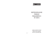 Zanussi ZC246R Manual do usuário