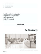 De Dietrich DKP844X Manual do usuário