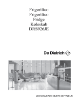 De Dietrich DRS926JE Manual do usuário