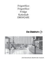 De Dietrich DRS924JE Manual do usuário