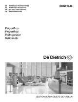 De Dietrich DRS918JE Manual do usuário