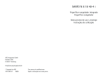 Aeg-Electrolux SN81840-4I Manual do usuário