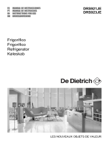 De Dietrich DRS923JE Manual do usuário