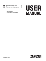Zanussi ZBB28475SA Manual do usuário