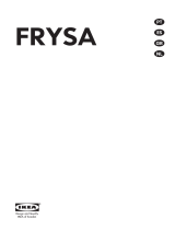 IKEA FRYSA Manual do usuário