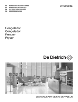 De Dietrich DFS920JE Manual do usuário