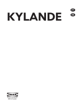 IKEA KYLANDE Manual do usuário