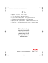 Aeg-Electrolux CAFE PERFETTO CP2700 Manual do usuário