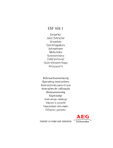 Aeg-Electrolux ESF103.1 Manual do usuário