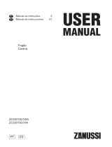 Zanussi ZCG510G1XA Manual do usuário