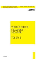 Zanussi TCS674E Manual do usuário