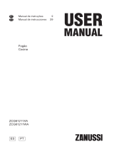 Zanussi ZCG61211XA Manual do usuário