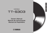 Yamaha TT-S303 Manual do proprietário