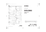 Yamaha DVD-S663 Manual do proprietário
