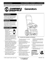 Campbell Hausfeld Portable Generator GN356402AC Manual do usuário