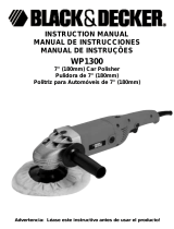 Black & Decker Automobile Accessories WP1300 Manual do usuário