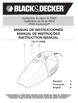 Black and Decker VH800 Manual do usuário
