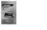 Black & Decker Microwave Oven CTO650 Manual do usuário