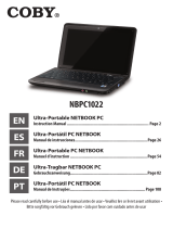 Coby Laptop NBPC1022 Manual do usuário