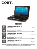 COBY electronic Laptop NBPC892 Manual do usuário