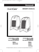 Honeywell HCM-635 - QuietCare 3.0 Gallon Moist Humidifier Manual do usuário