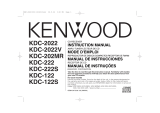 Kenwood CD Player 202MR Manual do usuário