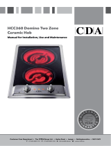 CDA Cooktop HCC360 Manual do usuário