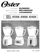 Oster Blender BCBG08 Manual do usuário
